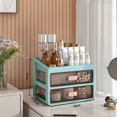 Stalinio makiažo organizatorius Stalčiaus tipas Kosmetikos laikymo dėžutė Makiažo dėklas Šepetėlio laikiklis Lūpų dažų Odos priežiūros makiažo lentelės