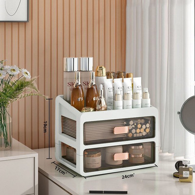 Stalinio makiažo organizatorius Stalčiaus tipas Kosmetikos laikymo dėžutė Makiažo dėklas Šepetėlio laikiklis Lūpų dažų Odos priežiūros makiažo lentelės