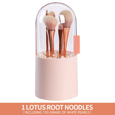 2022. Ženska kozmetička torbica za pohranu šminke Kutija za pohranu kistova Alat za šminku Olovka Lak za nokte Prozirna s poklopcem Organizator Kanta