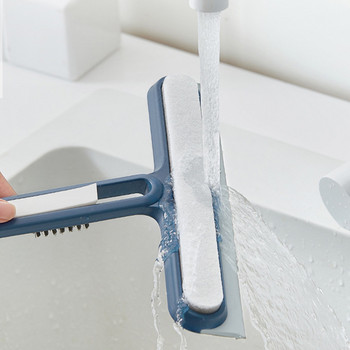 Αξεσουάρ μπάνιου καθαρισμού υαλοκαθαριστήρων ντουζιέρας Μάκτρο υαλοκαθαριστήρα Εργαλείο καθαρισμού παραθύρων για καθαρισμό παραθύρων Αξεσουάρ μπάνιου με μικρή βούρτσα