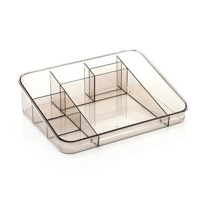 Organizer Makeup for Cosmetic Transparent Cosmetic Storage Box Organizer Desktop Lipstick Βερνίκι νυχιών Δοχείο συρτάρι μακιγιάζ