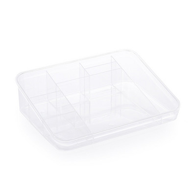 Organizer Makeup for Cosmetic Transparent Cosmetic Storage Box Organizer Desktop Lipstick Βερνίκι νυχιών Δοχείο συρτάρι μακιγιάζ