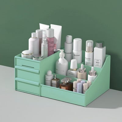 Cutie de depozitare pentru cosmetice de mare capacitate Organizator de machiaj de birou pentru bijuterii cosmetice Container sertar pentru lac de unghii