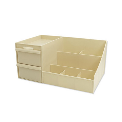 Suure mahutavusega kosmeetilise meigikoristaja sahtlid Tüüp Plastikust Vannitoa Nahahooldusvahendite hoiukarp Pintsli huulepulgahoidja