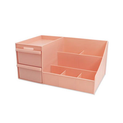 Suure mahutavusega kosmeetilise meigikoristaja sahtlid Tüüp Plastikust Vannitoa Nahahooldusvahendite hoiukarp Pintsli huulepulgahoidja