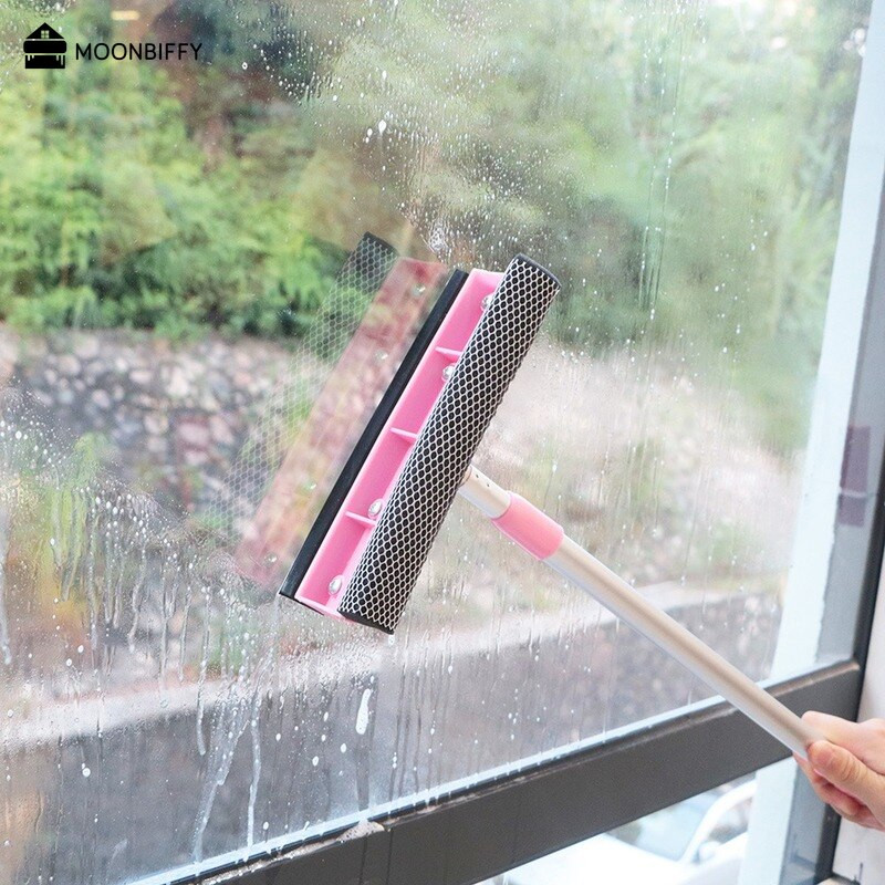 Καθαριστικό τζαμιών διπλής όψης Βούρτσα καθαρισμού μακράς λαβής Βούρτσα καθαρισμού παραθύρου Βούρτσα καθαρισμού οικιακού καθαρισμού υπερβολικά καθαρισμού