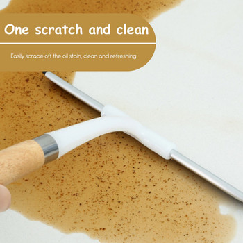 Καθαριστικό μάκτρο για ξύλινη λαβή Εύκολη βούρτσα από λεκέ για πλύσιμο και στέγνωμα