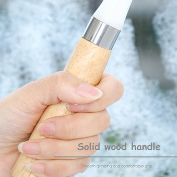 Καθαριστικό μάκτρο για ξύλινη λαβή Εύκολη βούρτσα από λεκέ για πλύσιμο και στέγνωμα