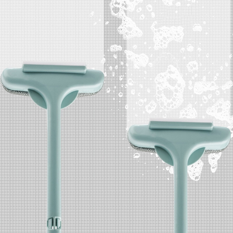 Plasă de fereastră Perie de ecran pentru plasă de perdele Curățător de ștergere Perie de covoare Perie de îndepărtare a prafului Home Retractabilă cu mâner lung Instrumente de curățare