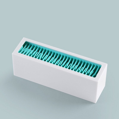 Cutie de depozitare pentru cosmetice din silicon cu suport pentru pix, creion pentru sprâncene pentru ruj și suport de depozitare pentru pensule de machiaj