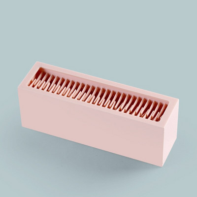 Cutie de depozitare pentru cosmetice din silicon cu suport pentru pix, creion pentru sprâncene pentru ruj și suport de depozitare pentru pensule de machiaj