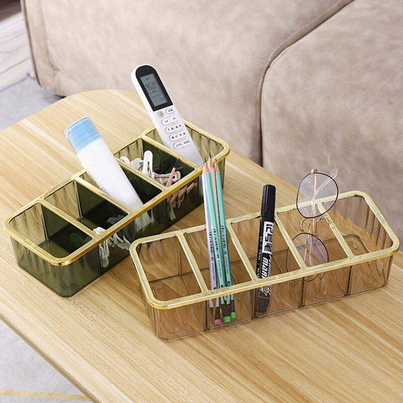 New Acrylic Cosmetic Storage Box Layered Makeup Container Desktop Organizer Shelf 5 Grid Lipstick Perfume Superior Quality