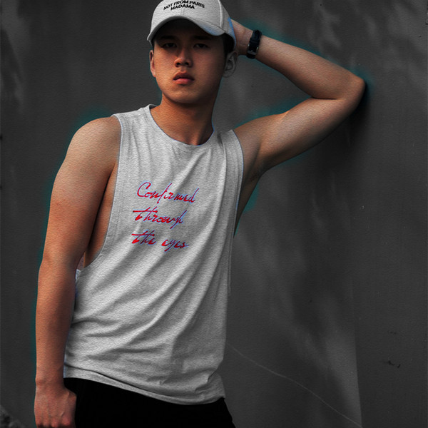 Ανδρικό μπλουζάκι casual με στρογγυλή λαιμόκοψη