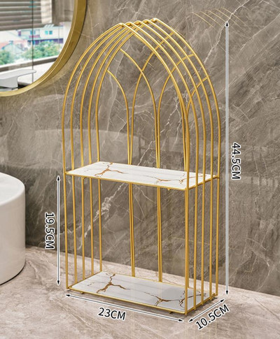 Raft în stil nordic de fier artă, ruj, parfum, cosmetice, produse de îngrijire a pielii, suport de depozitare, suport pentru masă de finisare, suport pentru baie suspendat