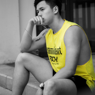 Νέο μοτίβο ανδρικό μπλουζάκι Casual Letter Sports Tank