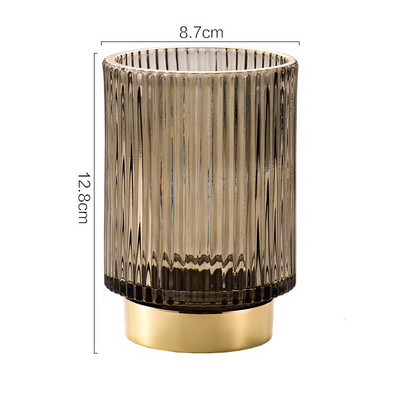 Nordijska kozmetička kutija za pohranu četkica za šminkanje Stolni organizator Alati za šminkanje Olovke za pohranjivanje šminke za lak za nokte Kutija za držanje kozmetike