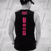 Trükiga stretš meeste topp