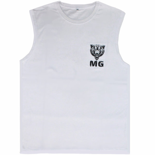 Σπορ γυναικείο φανελάκι με οβάλ λαιμόκοψη και επιγραφή