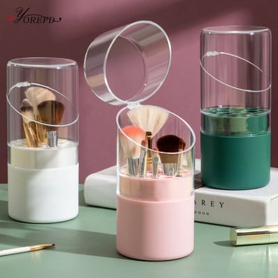 OYOREFD Creative Desktop Makeup Organizer Θήκη για πινέλο Μακιγιάζ Αδιάβροχη στη σκόνη Βάση πινέλου για σκιές ματιών Δοχείο μακιγιάζ