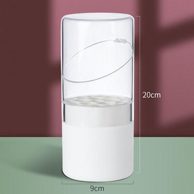 OYOREFD Creative Desktop Makeup Organizer Θήκη για πινέλο Μακιγιάζ Αδιάβροχη στη σκόνη Βάση πινέλου για σκιές ματιών Δοχείο μακιγιάζ