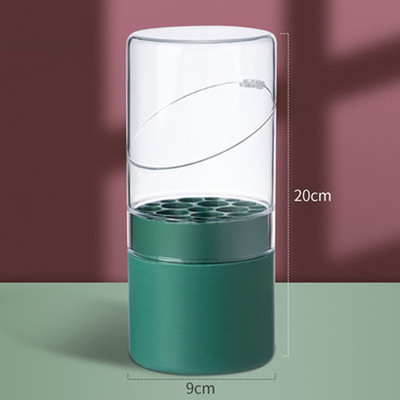 OYOREFD Creative Desktop Makeup Organizer Θήκη για πινέλο Μακιγιάζ Αδιάβροχη στη σκόνη Βάση πινέλου για σκιές ματιών Δοχείο μακιγιάζ