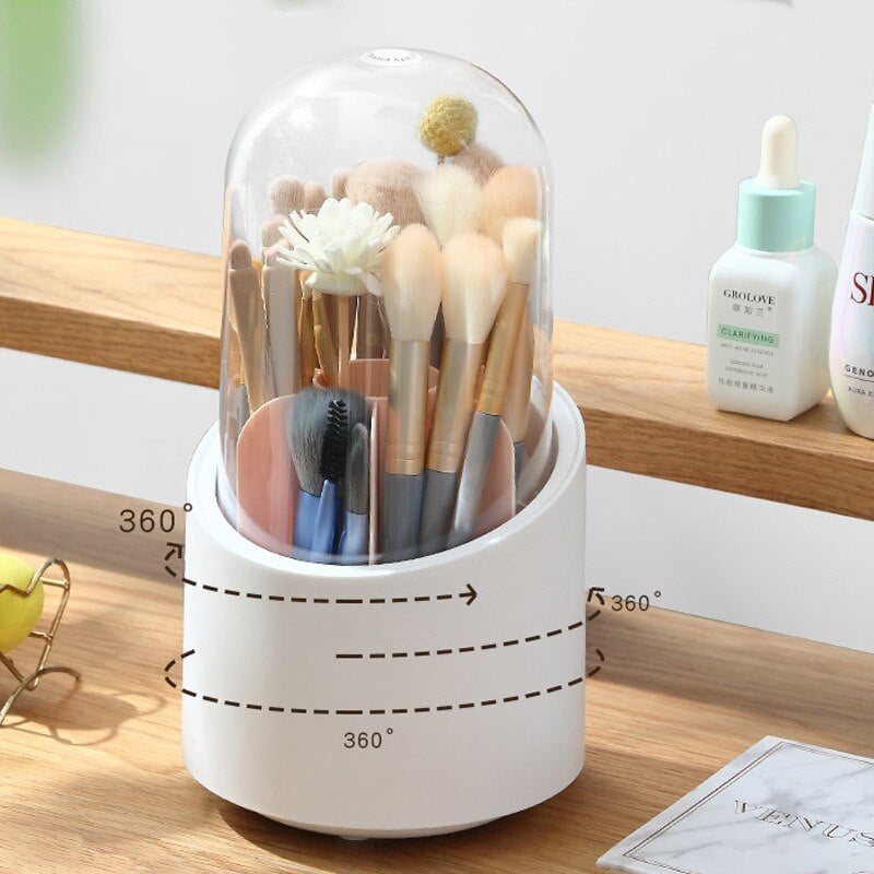 Meigipintslihoidik Potipurk Hoiukast Plastikust Säilitusmahuti Vannitoa Organisatsioon Akrüülist meigivahend pintslite jaoks