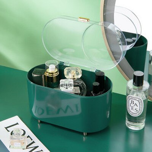 Επιτραπέζιο καλλυντικό πινέλο βαρέλι Organizer κραγιόν φρυδιών Κουτί αποθήκευσης Pearl Μακιγιάζ κοσμηματοθήκη Ράφι προβολής