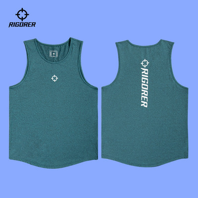 Ανδρικό αθλητικό φανελάκι με τυπωμένη επιγραφή