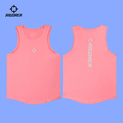 Ανδρικό αθλητικό φανελάκι με τυπωμένη επιγραφή