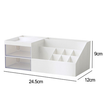 Multi-gid Cosmetic Storage Box Επιτραπέζιο Organizer Τύπος συρταριού Πλαστικό κουτί Student Stationery Rack Κουτί αποθήκευσης Κουτί στυλό