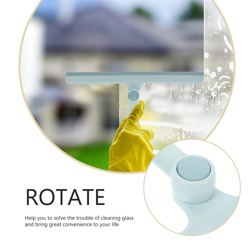 Squeegee Window Shower CleanerCleaning Door Wish Wire Scrubberhandle Εργαλείο σιλικόνης Πλύση πλυσίματος παντός σπιτιού Φορητό παρμπρίζ πλακιδίων