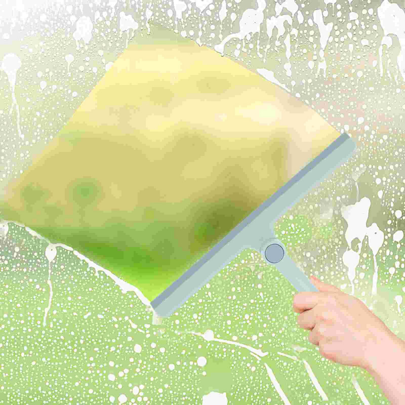 Squeegee Window Shower CleanerCleaning Door Wish Wire Scrubberhandle Εργαλείο σιλικόνης Πλύση πλυσίματος παντός σπιτιού Φορητό παρμπρίζ πλακιδίων