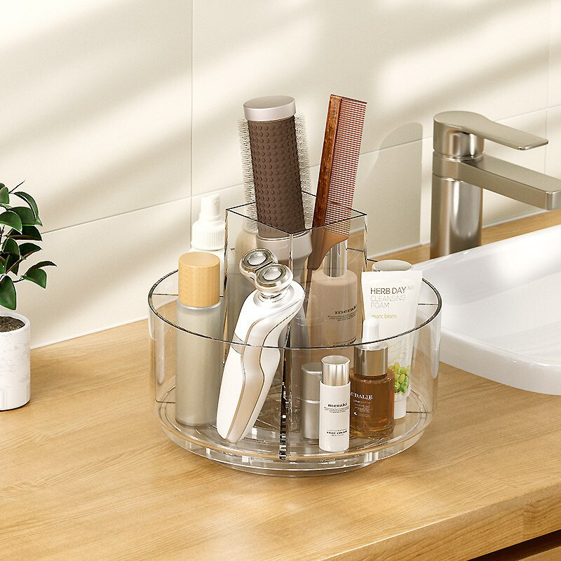 Kutija za pohranu kozmetike Rotirajuća kutija za šminku Stolna komoda Kupaonica Ruž za usne Polica za pohranu proizvoda Toalet torbica