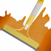 Racletă de sticlă de duș Racletă pentru oglindă din sticlă de mașină pentru duș Instrument multifuncțional de curățare a casei cu două fețe cu udator pt.