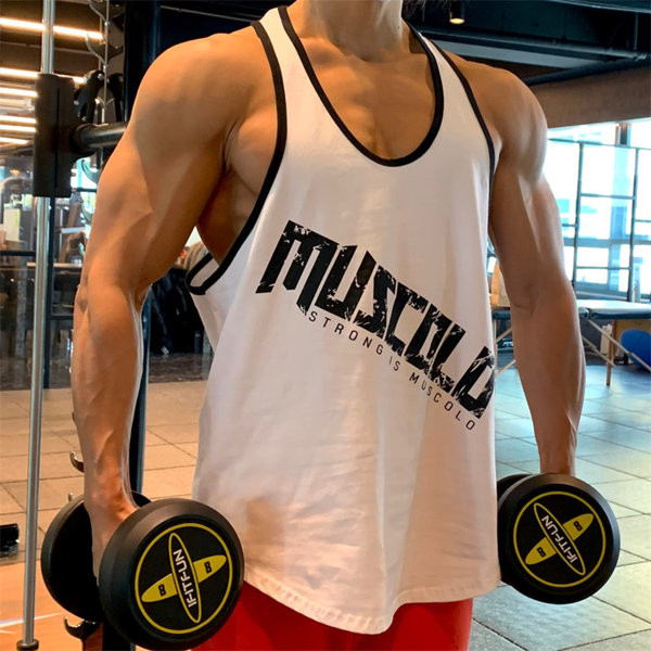 Pantaloni de trening pentru barbati cu imprimeu elastic