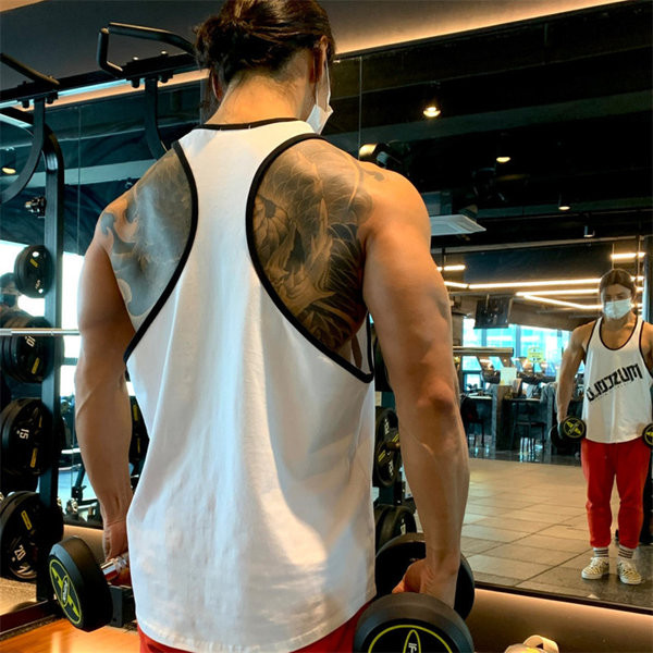 Pantaloni de trening pentru barbati cu imprimeu elastic