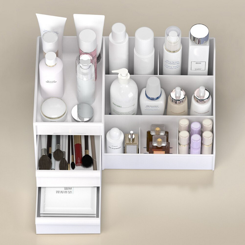 Organizator de comode tip sertar Material de calitate Impermeabil rezistent la praf Durabil pentru ruj Bijuterii Lotiuni Cutie de depozitare de birou