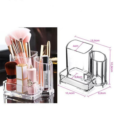 Θήκη για πινέλο μακιγιάζ Ακρυλικό κουτί κραγιόν Crystal Rotating Cosmetic Beauty Θήκη αποθήκευσης αυγών για organizer μπάνιου Δωρεάν αποστολή