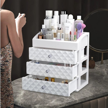 Makeup Organizer Καλλυντική θήκη Αδιάβροχη κοσμηματοθήκη Beauty Skin Care Cosmetic Organizers Συρτάρι Home Storage Box για γυναίκες