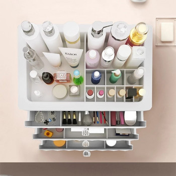 Makeup Organizer Καλλυντική θήκη Αδιάβροχη κοσμηματοθήκη Beauty Skin Care Cosmetic Organizers Συρτάρι Home Storage Box για γυναίκες