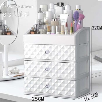 Makeup Organizer Καλλυντική θήκη Αδιάβροχη κοσμηματοθήκη Beauty Skin Care Cosmetic Organizers Συρτάρι Home Storage Box για γυναίκες