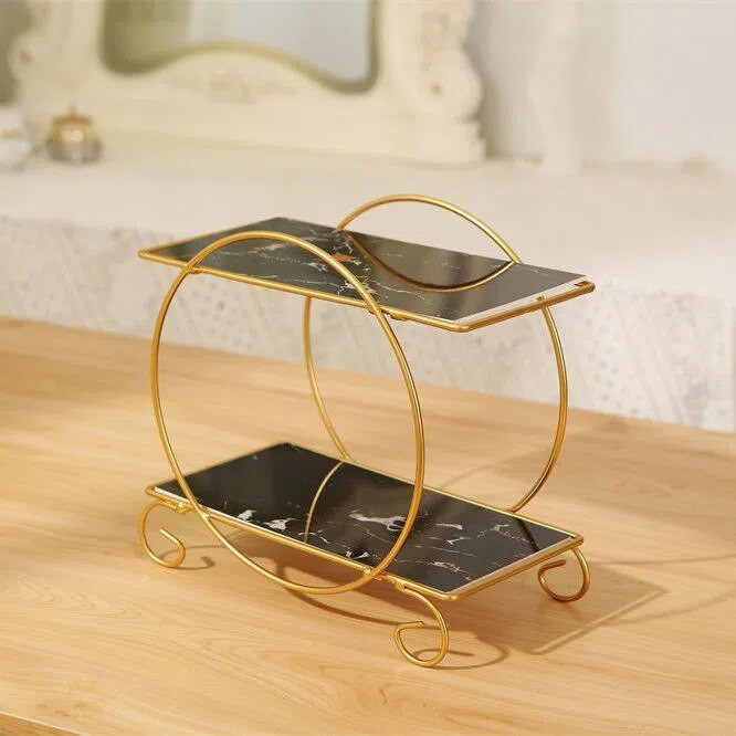 Iron Art Nordic Style Rack Huulepulk Parfüüm Kosmeetiline Nahahooldustoode Säilitusrest Viimistluslaud Rack Storag