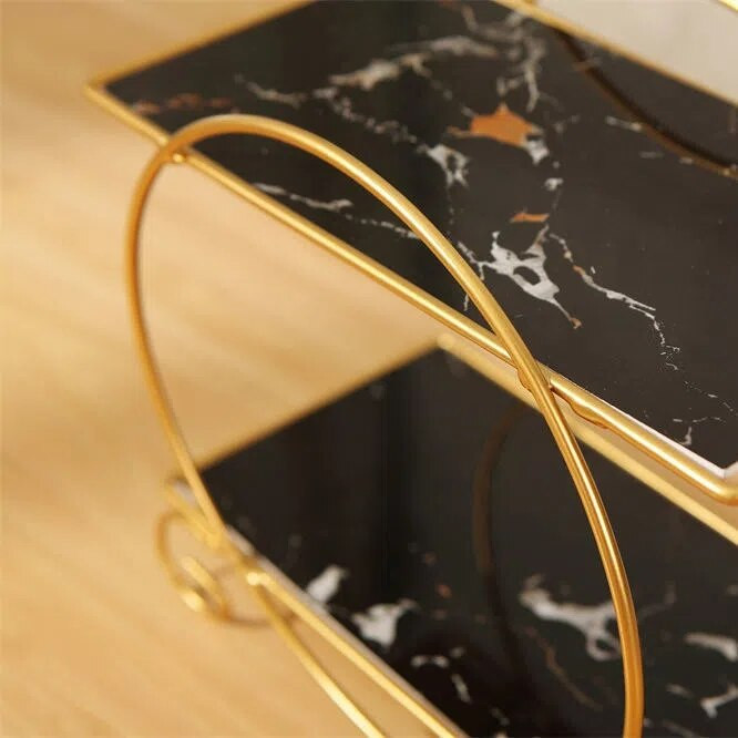 Iron Art Nordic Style Rack Huulepulk Parfüüm Kosmeetiline Nahahooldustoode Säilitusrest Viimistluslaud Rack Storag