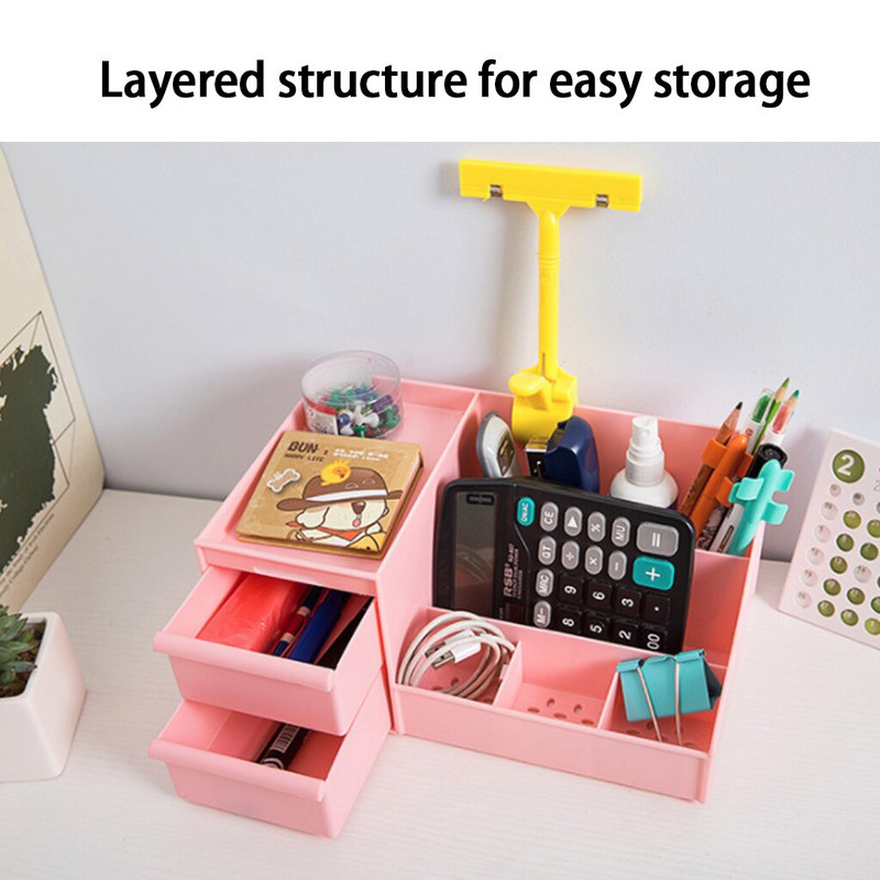 Πλαστικό συρτάρι μακιγιάζ Οργάνωση μακιγιάζ Κουτί αποθήκευσης κοσμημάτων Δοχείο για νύχια κοσμήματα Επιτραπέζια θήκη αποθήκευσης