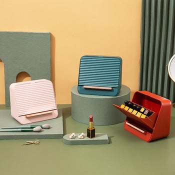 Lipstick Organizer Box Κοσμήματα Συρτάρι αποθήκευσης Ντύσιμο Ελαφρύ Πολυτελές Οργανισμός Επιτραπέζιου Μακιγιάζ Household 12 Grids RR2229