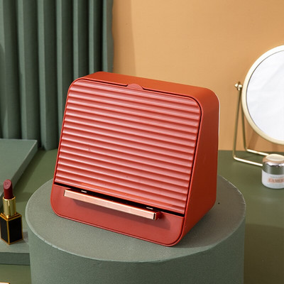 Lipstick Organizer Box Κοσμήματα Συρτάρι αποθήκευσης Ντύσιμο Ελαφρύ Πολυτελές Οργανισμός Επιτραπέζιου Μακιγιάζ Household 12 Grids RR2229