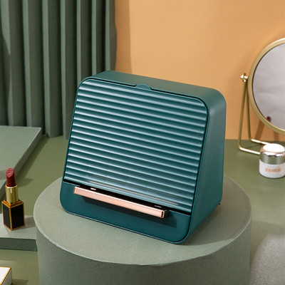 Lipstick Organizer Box Κοσμήματα Συρτάρι αποθήκευσης Ντύσιμο Ελαφρύ Πολυτελές Οργανισμός Επιτραπέζιου Μακιγιάζ Household 12 Grids RR2229