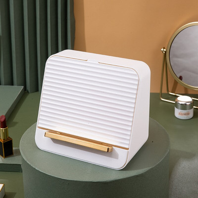 Lipstick Organizer Box Κοσμήματα Συρτάρι αποθήκευσης Ντύσιμο Ελαφρύ Πολυτελές Οργανισμός Επιτραπέζιου Μακιγιάζ Household 12 Grids RR2229