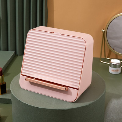 Lipstick Organizer Box Κοσμήματα Συρτάρι αποθήκευσης Ντύσιμο Ελαφρύ Πολυτελές Οργανισμός Επιτραπέζιου Μακιγιάζ Household 12 Grids RR2229