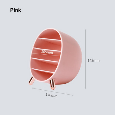 Fashion Desktop Cosmetics Storage Rack Boxes Κραγιόν με μολύβι φρυδιών Σκιά ματιών Μακιγιάζ για τα χείλη Βερνίκι νυχιών Luxury 5 Grids Ράφι